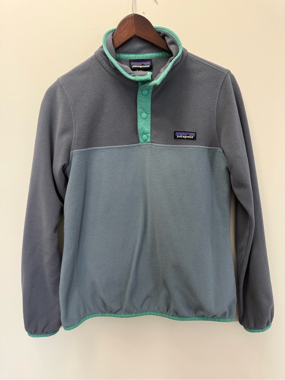 Patagonia Two-Tone blue Snap-T Pullover